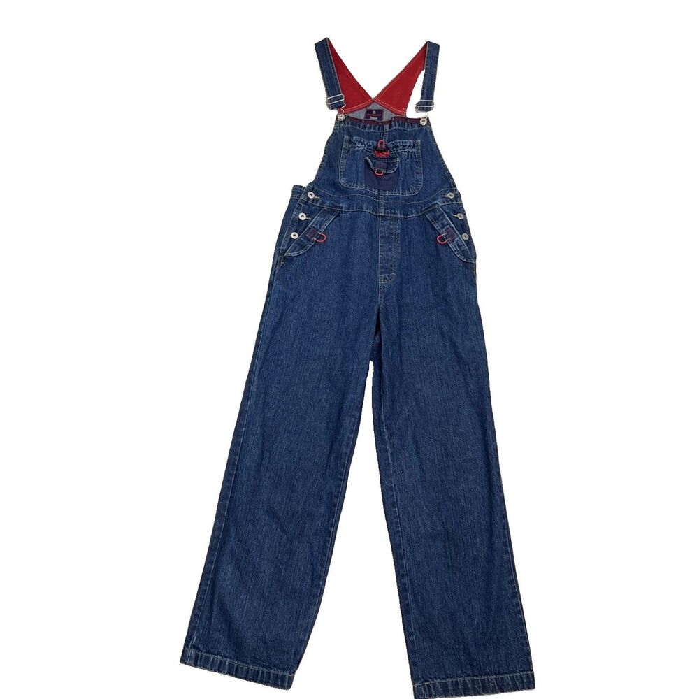 Y2K B. Equipment Denim Overalls Womens M Dungarees Jumpsuit Relaxed Straight Leg